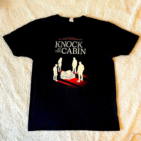 M. Night Shayamalan’s Knock at the Cabin Black Short Sleeve Shirt Size Large - Picture 1 of 4
